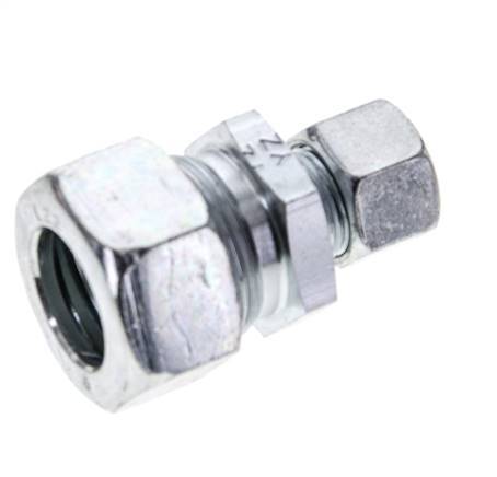 12L & 22L Zink plated Steel Straight Cutting Fitting 160 bar ISO 8434-1