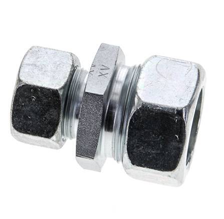 18L & 28L Zink plated Steel Straight Cutting Fitting 160 bar ISO 8434-1