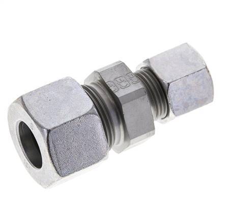 10S & 16S Zink plated Steel Straight Cutting Fitting 400 bar ISO 8434-1