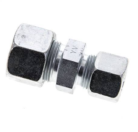 12S & 16S Zink plated Steel Straight Cutting Fitting 400 bar ISO 8434-1