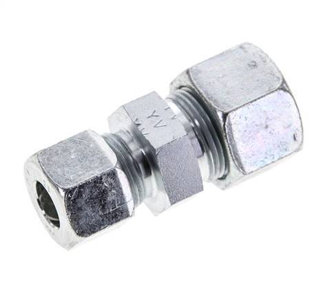 12S & 16S Zink plated Steel Straight Cutting Fitting 400 bar ISO 8434-1