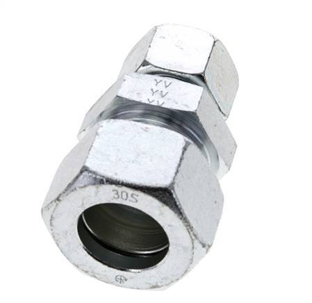 20S & 30S Zink plated Steel Straight Cutting Fitting 400 bar ISO 8434-1