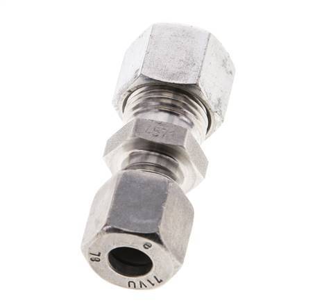 8L & 10L Stainless Steel Straight Cutting Fitting 315 bar ISO 8434-1