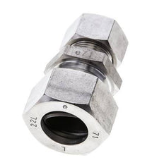 15L & 22L Stainless Steel Straight Cutting Fitting 160 bar ISO 8434-1