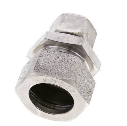 15L & 28L Stainless Steel Straight Cutting Fitting 160 bar ISO 8434-1