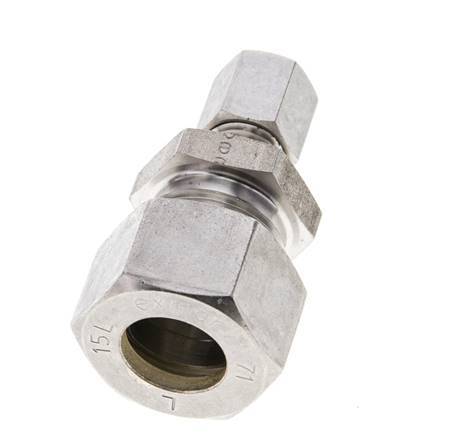 6L & 15L Stainless Steel Straight Compression Fitting 315 bar ISO 8434-1