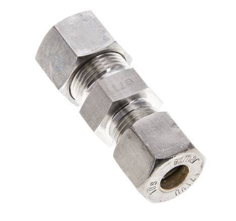 10S & 12S Stainless Steel Straight Compression Fitting 400 bar ISO 8434-1