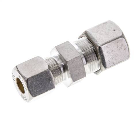 10S & 14S Stainless Steel Straight Compression Fitting 400 bar ISO 8434-1