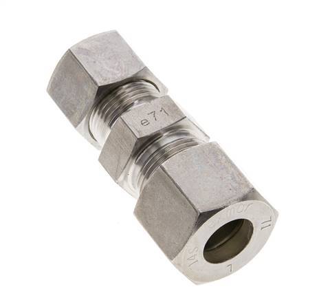 12S & 14S Stainless Steel Straight Compression Fitting 400 bar ISO 8434-1