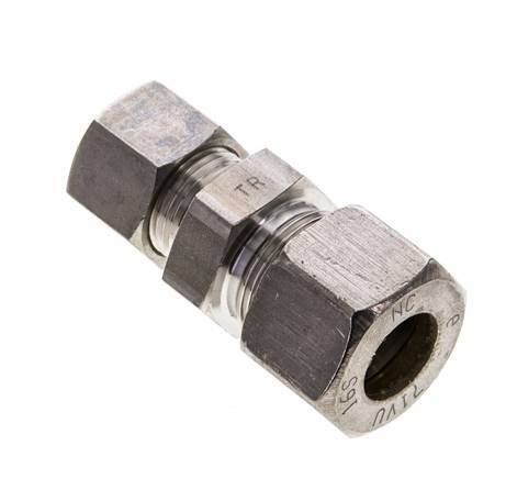 12S & 16S Stainless Steel Straight Compression Fitting 400 bar ISO 8434-1
