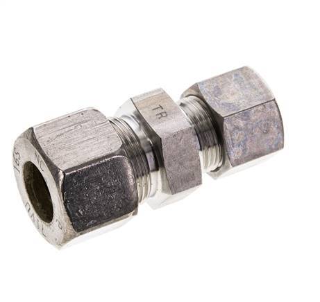 12S & 16S Stainless Steel Straight Compression Fitting 400 bar ISO 8434-1