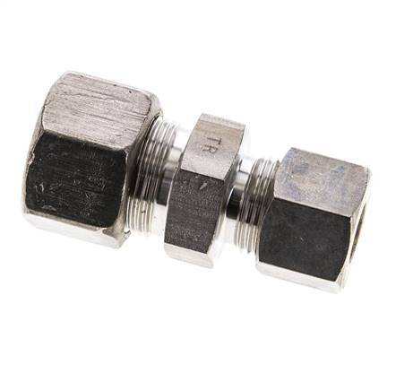 12S & 16S Stainless Steel Straight Compression Fitting 400 bar ISO 8434-1