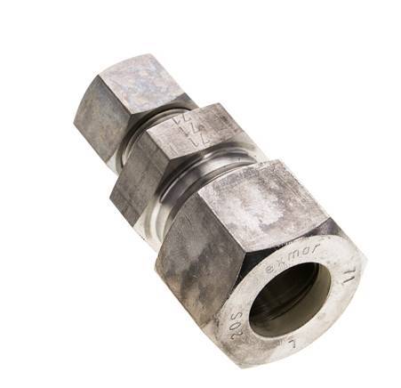 12S & 20S Stainless Steel Straight Compression Fitting 250 bar ISO 8434-1