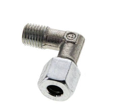 8L & M12x1.5 (con) Zink plated Steel Elbow Cutting Fitting with Male Threads 315 bar ISO 8434-1