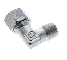 12L & M16x1.5 (con) Zink plated Steel Elbow Cutting Fitting with Male Threads 315 bar ISO 8434-1