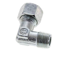 12L & M16x1.5 (con) Zink plated Steel Elbow Cutting Fitting with Male Threads 315 bar ISO 8434-1