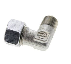 15L & M18x1.5 (con) Zink plated Steel Elbow Cutting Fitting with Male Threads 315 bar ISO 8434-1