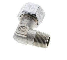 15L & M18x1.5 (con) Zink plated Steel Elbow Cutting Fitting with Male Threads 315 bar ISO 8434-1