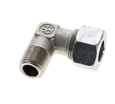 15L & M18x1.5 (con) Zink plated Steel Elbow Cutting Fitting with Male Threads 315 bar ISO 8434-1