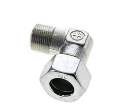 18L & M22x1.5 (con) Zink plated Steel Elbow Cutting Fitting with Male Threads 315 bar ISO 8434-1