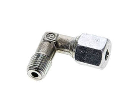 6S & M12x1.5 (con) Zink plated Steel Elbow Cutting Fitting with Male Threads 630 bar ISO 8434-1