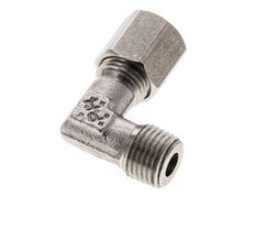 6LL & M10x1 (con) Stainless Steel Elbow Cutting Fitting with Male Threads 100 bar ISO 8434-1