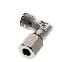 6LL & M10x1 (con) Stainless Steel Elbow Cutting Fitting with Male Threads 100 bar ISO 8434-1