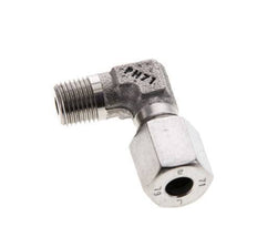 6L & M10x1 (con) Stainless Steel Elbow Cutting Fitting with Male Threads 315 bar ISO 8434-1