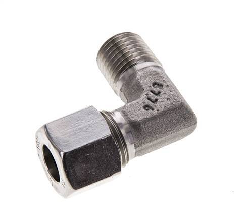 10L & M14x1.5 (con) Stainless Steel Elbow Cutting Fitting with Male Threads 315 bar ISO 8434-1