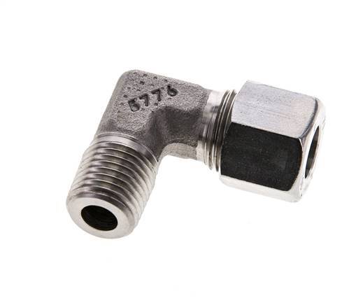 10L & M14x1.5 (con) Stainless Steel Elbow Cutting Fitting with Male Threads 315 bar ISO 8434-1