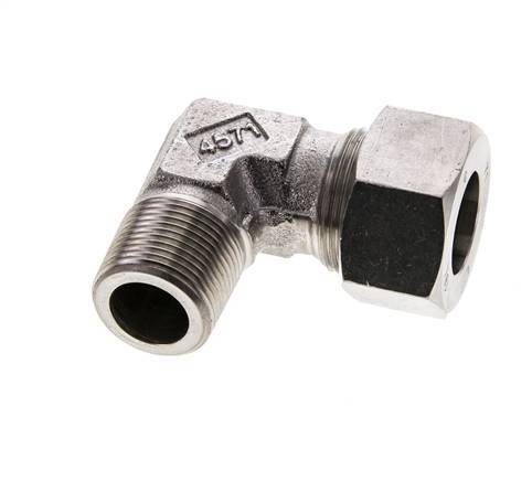 18L & M22x1.5 (con) Stainless Steel Elbow Cutting Fitting with Male Threads 315 bar ISO 8434-1