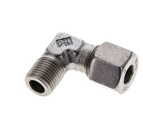 10S & M16x1.5 (con) Stainless Steel Elbow Cutting Fitting with Male Threads 630 bar ISO 8434-1
