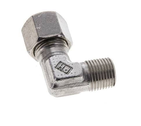 10S & M16x1.5 (con) Stainless Steel Elbow Cutting Fitting with Male Threads 630 bar ISO 8434-1