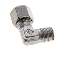 10S & M16x1.5 (con) Stainless Steel Elbow Cutting Fitting with Male Threads 630 bar ISO 8434-1