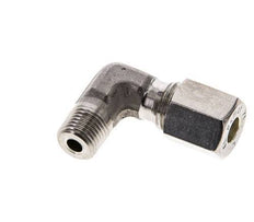 6L & M10x1 (con) Stainless Steel Elbow Compression Fitting with Male Threads 315 bar ISO 8434-1