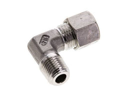10L & M14x1.5 (con) Stainless Steel Elbow Compression Fitting with Male Threads 315 bar ISO 8434-1