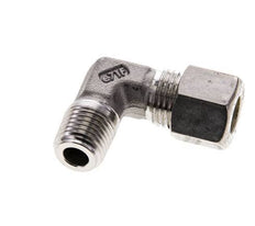 10L & M14x1.5 (con) Stainless Steel Elbow Compression Fitting with Male Threads 315 bar ISO 8434-1