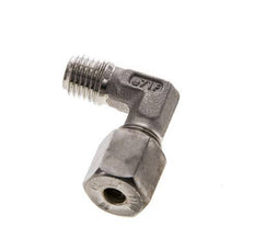 6S & M12x1.5 (con) Stainless Steel Elbow Compression Fitting with Male Threads 500 bar ISO 8434-1