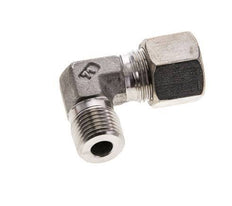 10S & M16x1.5 (con) Stainless Steel Elbow Compression Fitting with Male Threads 450 bar ISO 8434-1