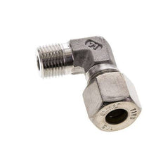 10S & M16x1.5 (con) Stainless Steel Elbow Compression Fitting with Male Threads 450 bar ISO 8434-1