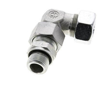 18L & M22x1.5 Zink plated Steel Elbow Cutting Fitting with Male Threads 315 bar Adjustable ISO 8434-1