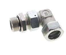 28L & M33x2 Zink plated Steel Elbow Cutting Fitting with Male Threads 160 bar Adjustable ISO 8434-1
