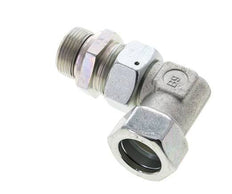 28L & M33x2 Zink plated Steel Elbow Cutting Fitting with Male Threads 160 bar Adjustable ISO 8434-1