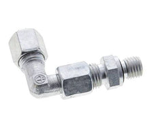 6S & M12x1.5 Zink plated Steel Elbow Cutting Fitting with Male Threads 630 bar Adjustable ISO 8434-1