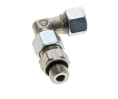 12S & M18x1.5 Zink plated Steel Elbow Cutting Fitting with Male Threads 630 bar Adjustable ISO 8434-1