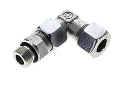 16S & M22x1.5 Zink plated Steel Elbow Cutting Fitting with Male Threads 400 bar Adjustable ISO 8434-1