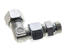 16S & M22x1.5 Zink plated Steel Elbow Cutting Fitting with Male Threads 400 bar Adjustable ISO 8434-1