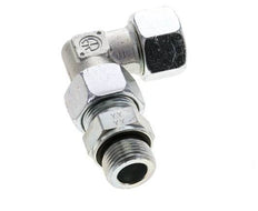 20S & M27x2 Zink plated Steel Elbow Cutting Fitting with Male Threads 400 bar Adjustable ISO 8434-1