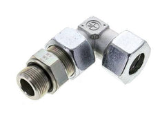 25S & M33x2 Zink plated Steel Elbow Cutting Fitting with Male Threads 400 bar Adjustable ISO 8434-1