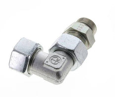 25S & M33x2 Zink plated Steel Elbow Cutting Fitting with Male Threads 400 bar Adjustable ISO 8434-1